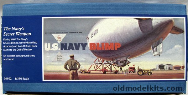 Glencoe 1/330 US Navy Blimp - Mooring Mast - Crew and Tractor - US Navy ...