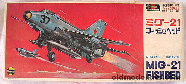 Hasegawa 1/72 Mig-21 Fishbed - USSR / Czech / North Vietnamese ...