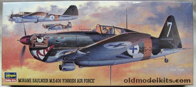 Hasegawa 1/72 Morane Saulnier MS-406 Finnish Air Force, AP104