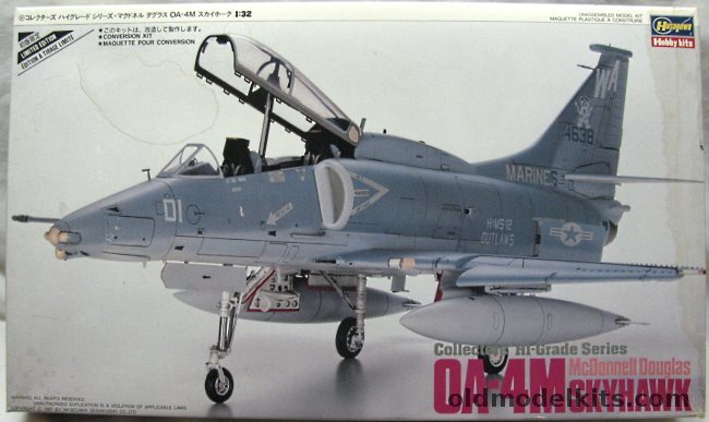 Hasegawa 1 32 Mcdonnell Douglas Oa 4m Skyhawk Us Marines H Ms 12 Outlaws Markings For Two Different Aircraft Ch6