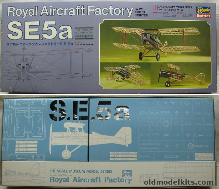 Hasegawa 1 8 Royal Aircraft Factory S E 5a Scout 1 8 Scale Museum Model Series Se 5a Se 5 Se5a Cp 01