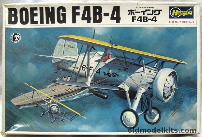 Hasegawa 1 32 Boeing F4b-4 - (6) Navy And (2) Marine Sq - (f4b4), Js066-600