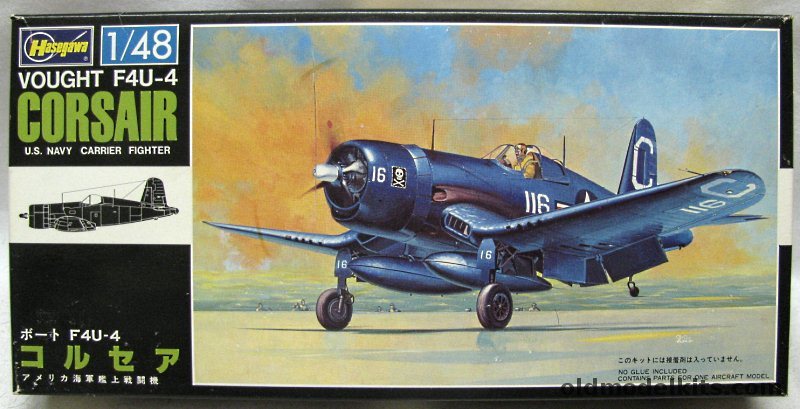 Hasegawa 1/48 Vought F4U-4 Corsair - US Navy VF-61 USS Midway 1949 ...