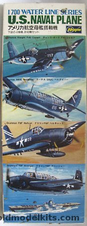 Hasegawa 1/700 US Naval Planes F4U Corsair / SB2C Helldiver / F6F ...