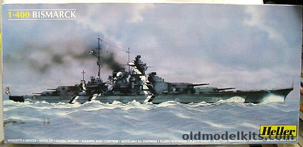 Heller 1/400 German Battleship Bismarck, 81078