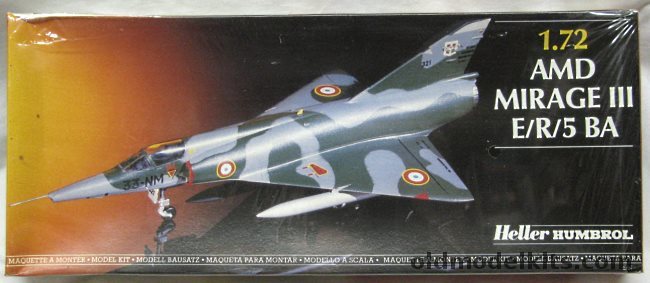 Heller 1/72 Mirage IIIE / Mirage IIIR / Mirage 5BA - France / Belgium ...