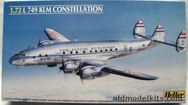 Heller 1/72 Lockheed L-749 Constellation - with KLM 'The Flying ...