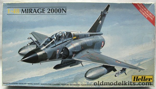 Heller 1/48 Mirage 2000N Two-Seat Attack Aircraft - 2/3 Lafayette ...