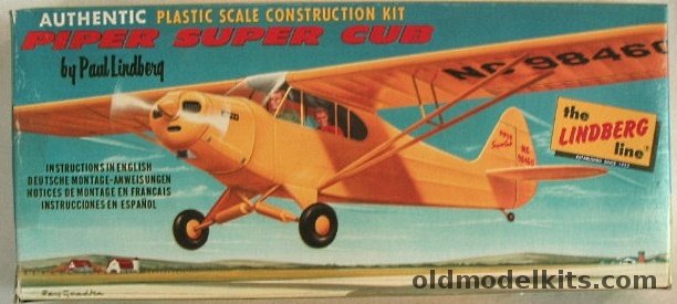 Lindberg 1/48 Piper Super Cub Cellovision Issue, 475-39