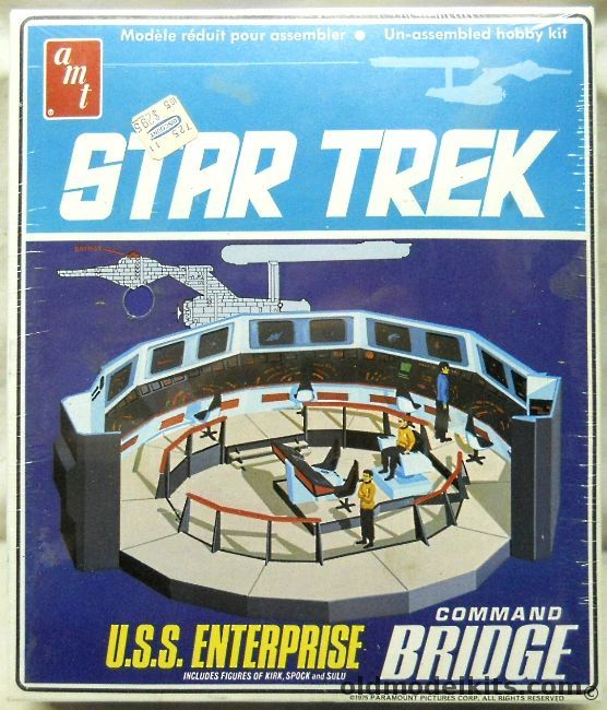AMT 1/635 USS Enterprise Command Bridge Star Trek - (TV Series), S950 plastic model kit