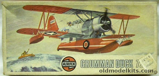 Airfix 1/72 Grumman J2F6 Duck Wartime or Postwar Markings, 02033-6 plastic model kit