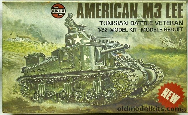 Airfix 1/32 American M3 Lee Tank - Tunisian Battle Veteran, 08364-5 plastic model kit