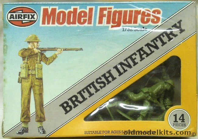 Airfix 1/32 British Infantry, 951575 plastic model kit