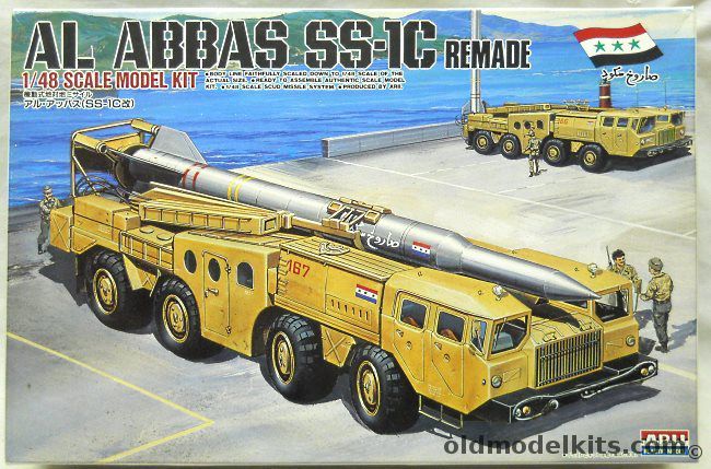 Arii 1/48 Iraq Al Abbas SS-1C Remade Scud System With MAZ-7310 Transporter/Launcher And Crew, A686-2400 plastic model kit