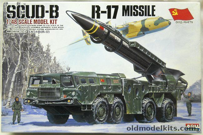Arii 1/48 Scud-B R-17 Missile And Transporter/Launcher, A688-2400 plastic model kit