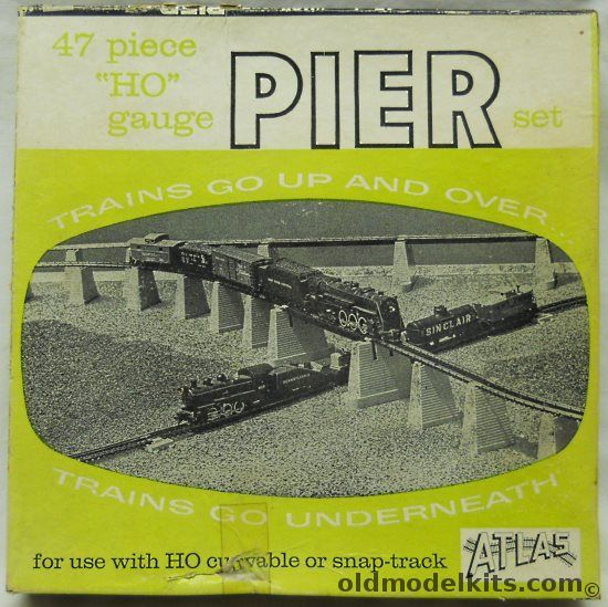 Atlas 1/87 Pier Set HO Gauge plastic model kit
