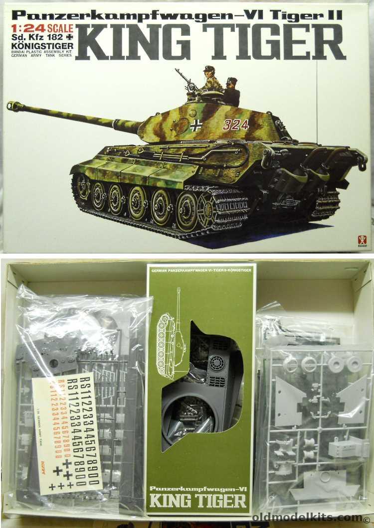 Bandai 1/24 King Tiger Panzerkampfwagen VI Tiger II Sd.Kfz. 182 ...