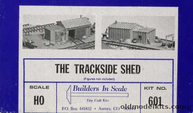 Builders In Scale 1/87 The Trackside Shed - HO Scale Craftsman Model, 601 plastic model kit