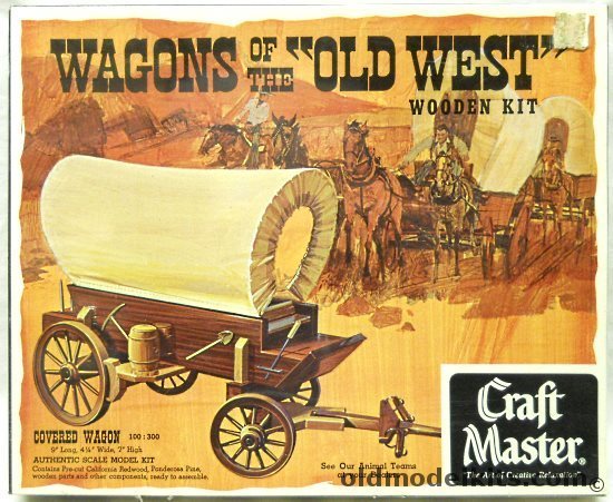 Craft Master Covered Wagon - Wagons of the Old West Series, 100-300