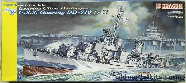 Dragon 1/350 USS Gearing DD710 1945 - Smart Kit, 1029 plastic model kit