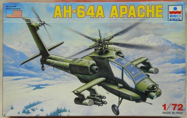 ESCI 1/72 AH-64A Apache - US Army 6th Cavalry Brigade, 9059