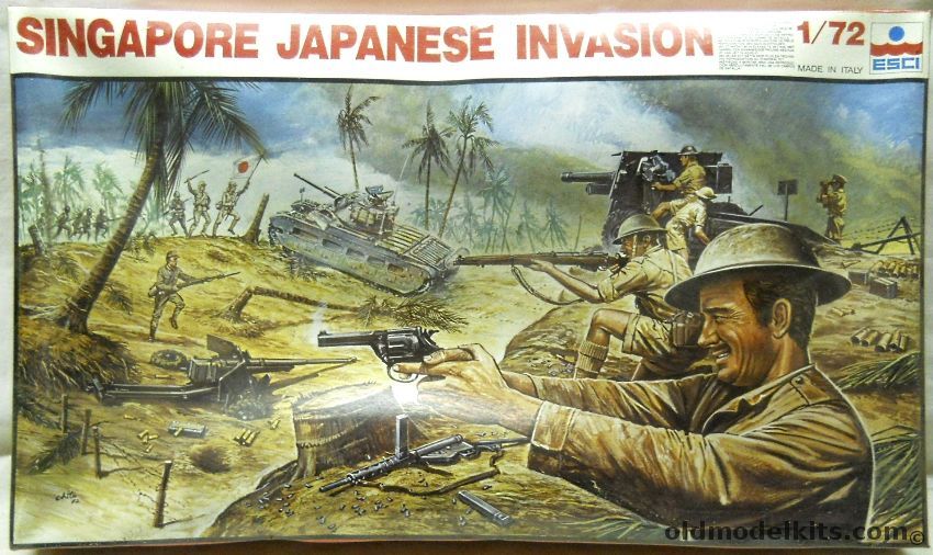 ESCI 1/72 Singapore Japanese Invasion Diorama, 2026 plastic model kit