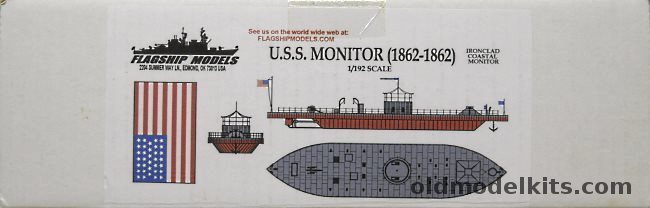 Flagship Models 1/192 USS Monitor Ironclad 1861-1962 - Civil War