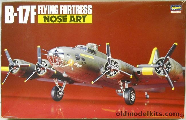 Hasegawa 1/72 Boeing B-17F Flying Fortress Nose Art - Miami Clipper / Miss Ouachita / Stuff / Ole Puss / Memphis Belle / Hell's Angles, SP18 plastic model kit