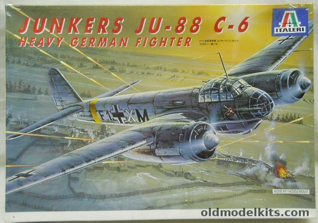 Italeri 1/72 Junkers Ju-88 C-6 Heavy Fighter - 11/ZG26 Mediterranean ...