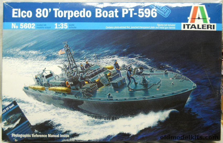 Italeri 1/35 Elco 80 Foot Torpedo Boat PT-596 - (PT Boat), 5602