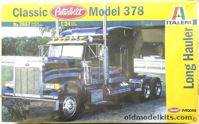 Italeri 1/24 Peterbilt 378 Long Hauler Semi Truck, 3857