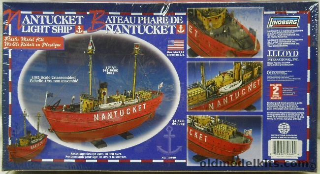 Lindberg 1/95 Nantucket Lightship - (ex Pyro), 70860 plastic model kit