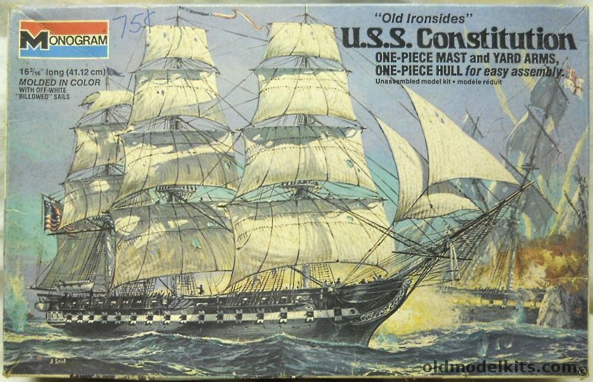 Monogram Uss Constitution 'old Ironsides', 3501