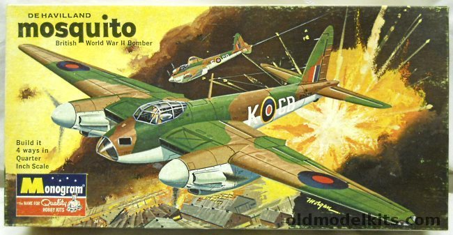 Monogram 1/48 De Havilland Mosquito - N.F.II / Mk.IV / F.B.VI / II ...