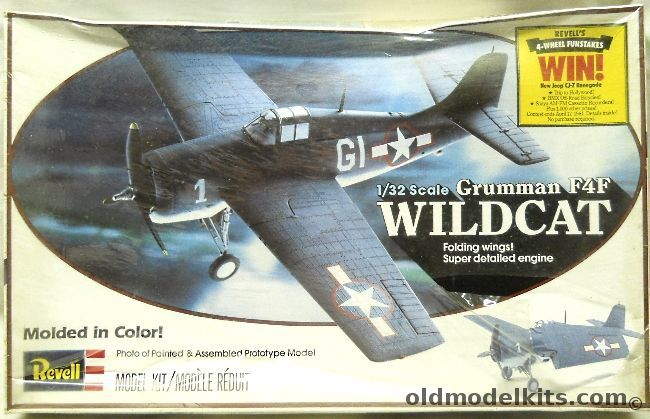 Revell 1/32 Grumman F4F Wildcat, 4406 plastic model kit