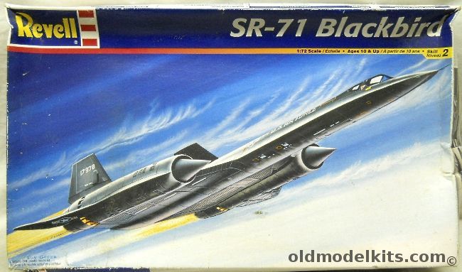 Revell 1/72 Lockheed SR-71 Blackbird with GTD-21 Drone and Ground Cart - (ex-Monogram), 85-5810 plastic model kit