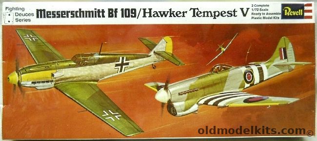 Revell 1/72 Messerschmitt Bf-109 and Hawker Tempest V Fighting Deuces, H223