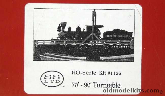 SS Ltd 1/87 70 to 90 Foot Sterling Colorado Turntable - HO Scale Craftsman Model, 1126 plastic model kit