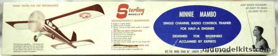 Sterling Minnie Mambo - 36 Inch Wingspan For Radio Control (R/C), FS9 plastic model kit