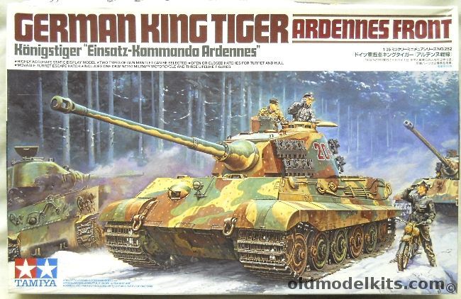 Tamiya 1/35 German King Tiger Ardennes Front - Sd.Kfz.182 Tiger II ...