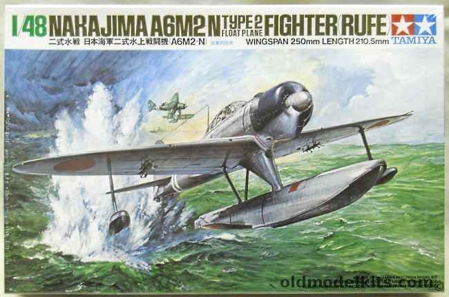 Tamiya 1/48 TWO Nakajima A6M2-N Type 2 Float Plane (Rufe) - (A6M2N ...