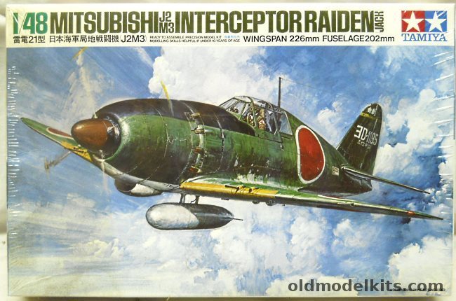 Tamiya 1/48 Mitsubishi J2M3 Raiden (Jack) - Genzan Flying Group ...