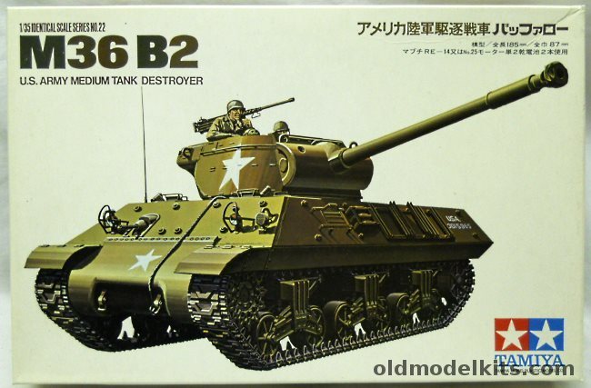 Italeri Tank Destroyer M36 B1 Plastic Model Kit Number 250