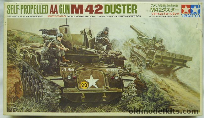 Tamiya 1/35 M-42 (M42) Duster Self-Propelled AA Gun Remote Control ...