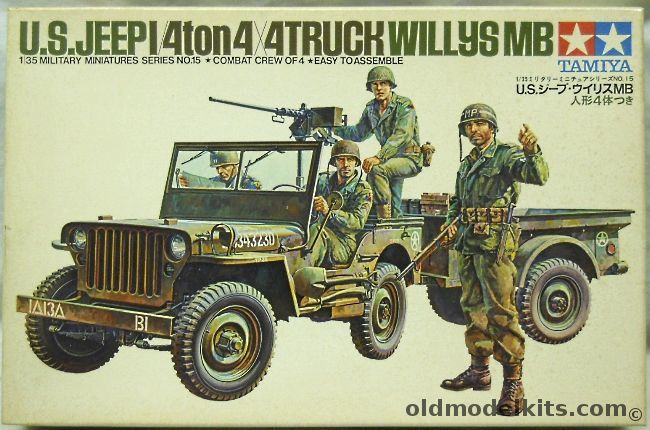 Tamiya 1/35 US Jeep 1/4 Ton 4X4 Willys MB, MM115 plastic model kit