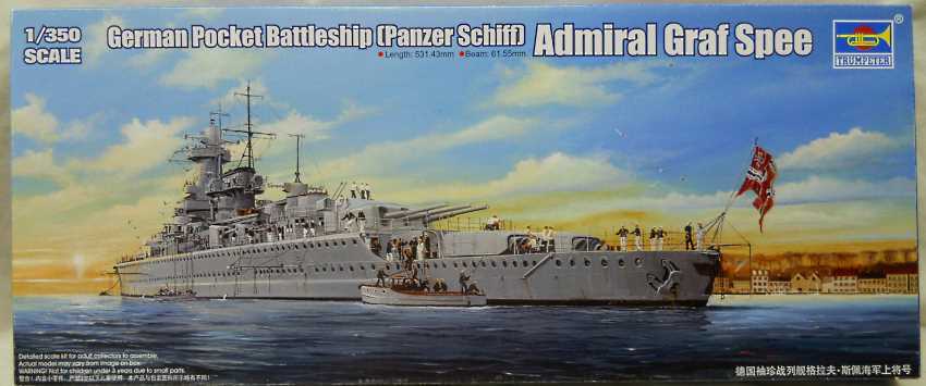 Trumpeter 1/350 German Pocket Battleship Graf Spee, 05316