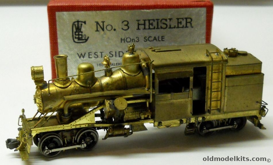 West Side Model Co 1/87 No. 3 Heisler Brass Locomotive HOn3 Narrow Gauge plastic model kit
