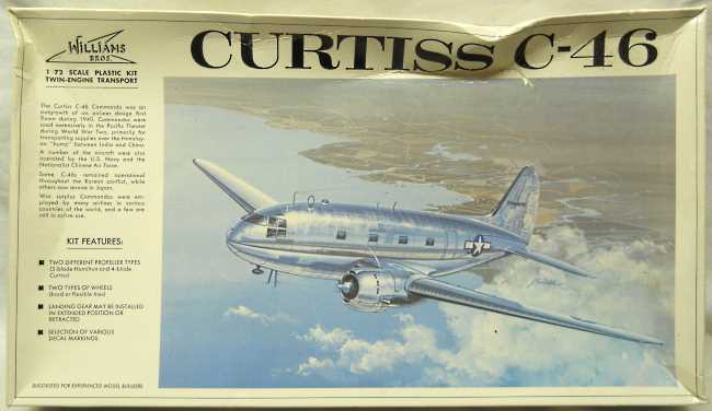 Williams Brothers 1/72 Curtiss C-46 Commando - Flying Tigers / Chinese ...