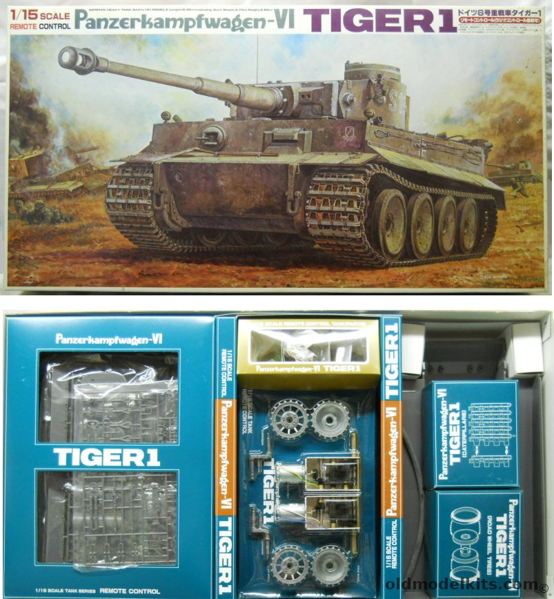 Bandai 1/15 Tiger I - Panzerkampfwagen IV - Motorized Remote