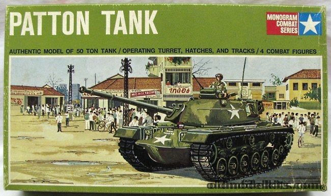 Monogram 1/32 M48A2 Patton 50 Ton Tank, PM159-200 plastic model kit